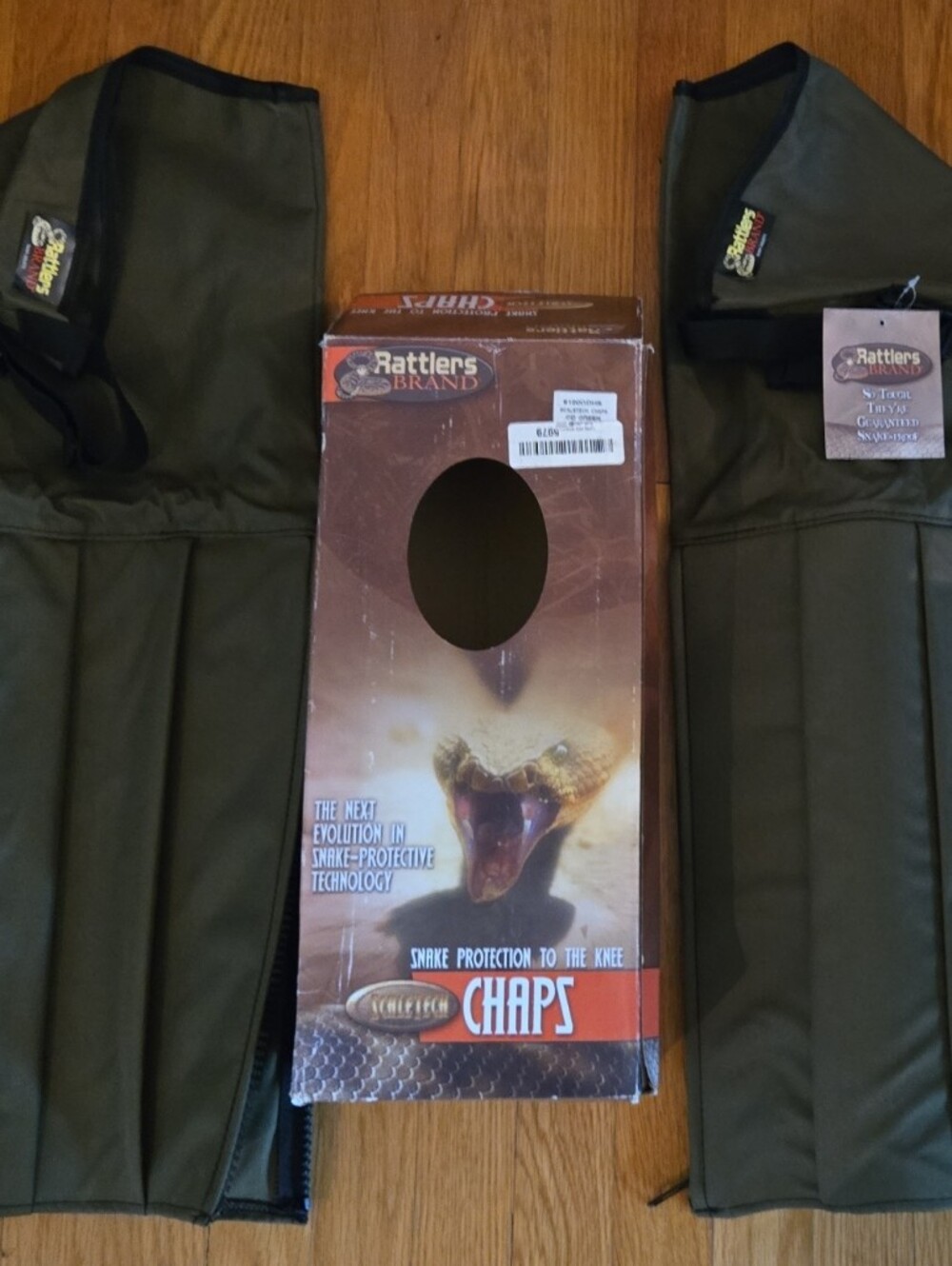 Rattlers Brand Snake Chaps Men's